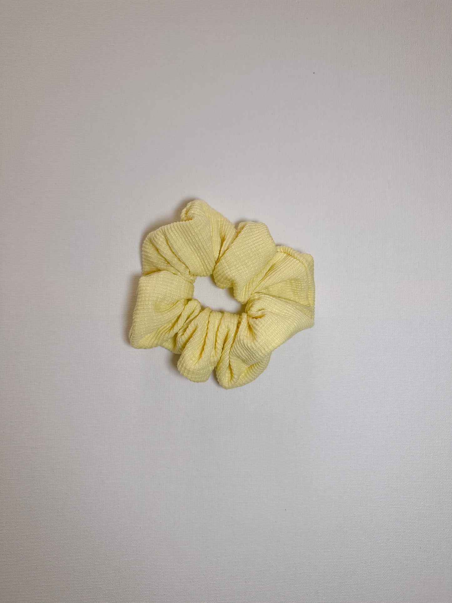 Yellow scrunchie