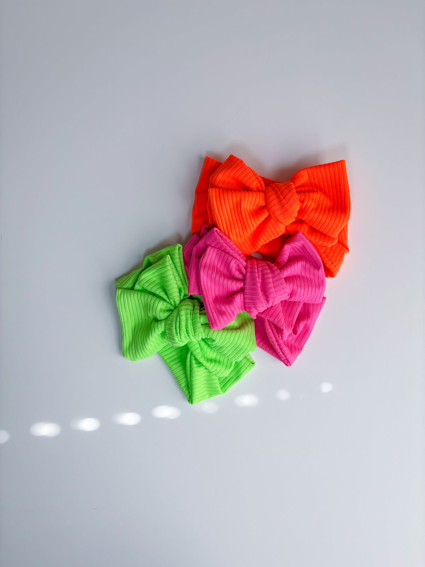 Neon orange oversized headwrap