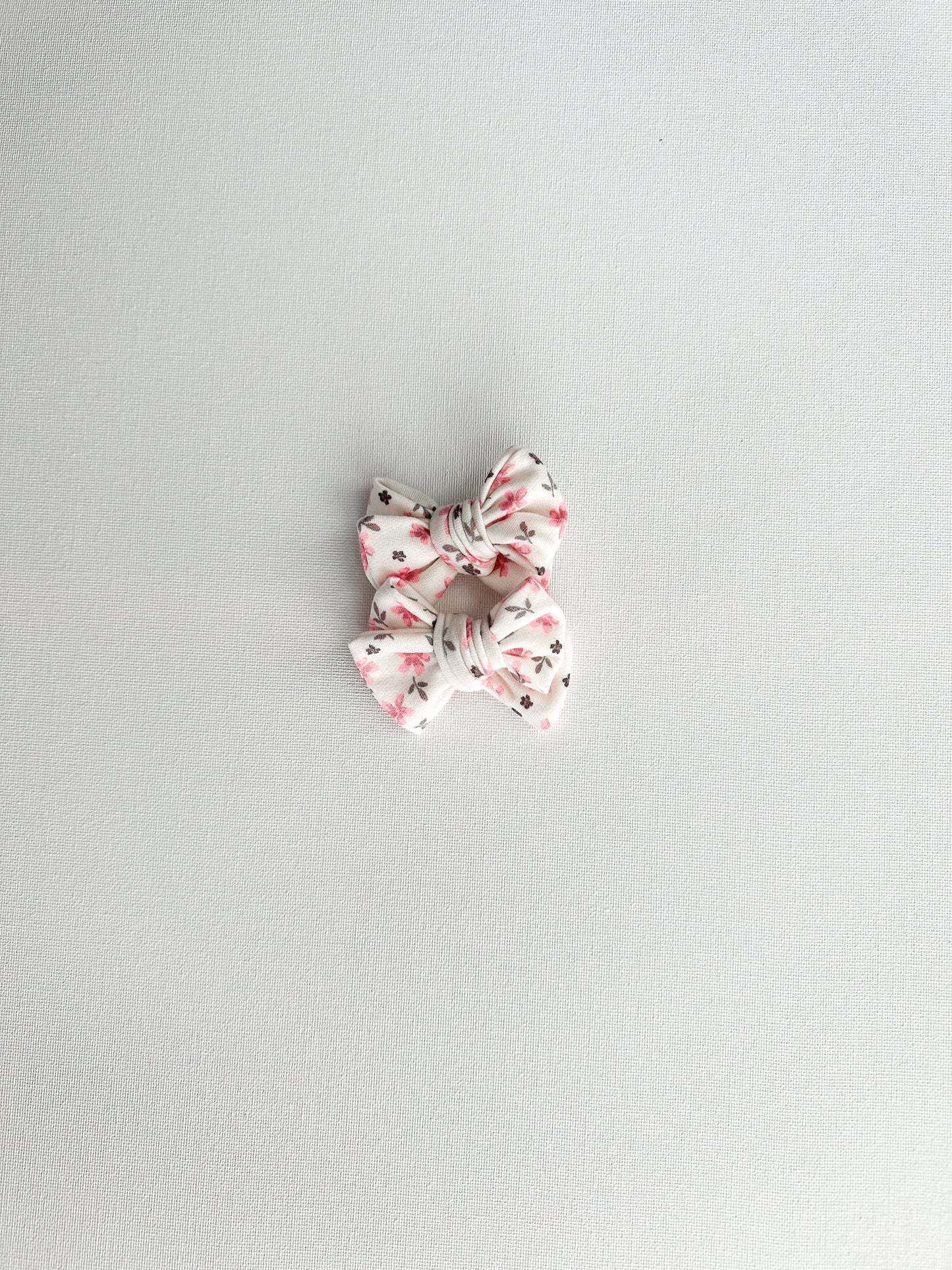 Pink floral piggies