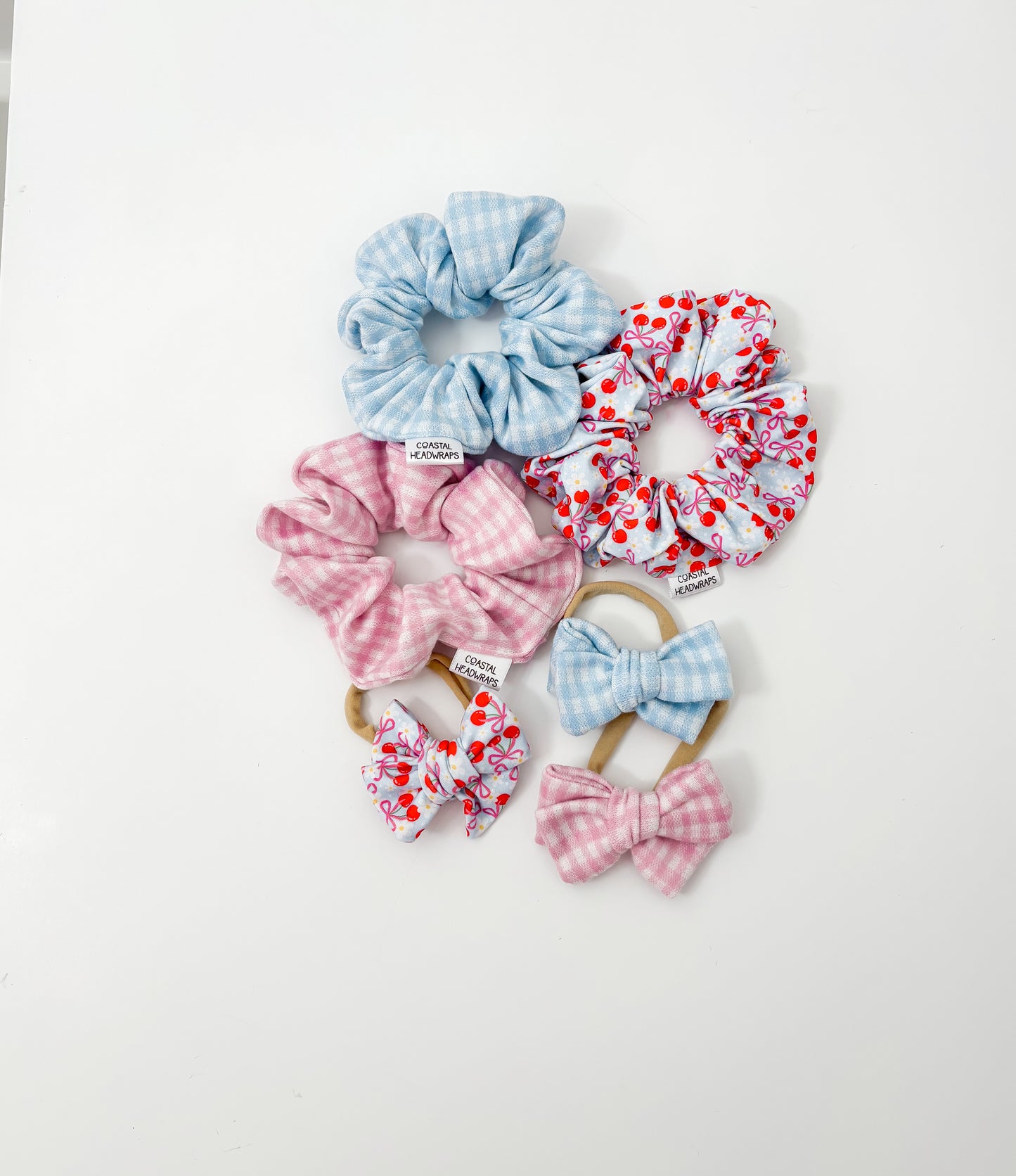 Blue gingham nylon