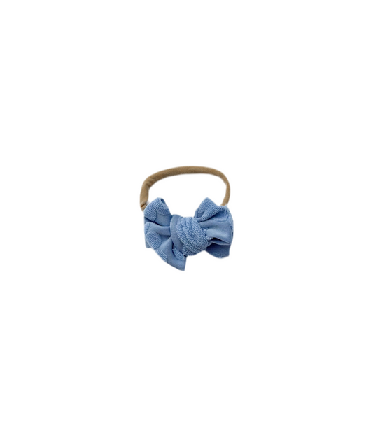 Blue flower power nylon